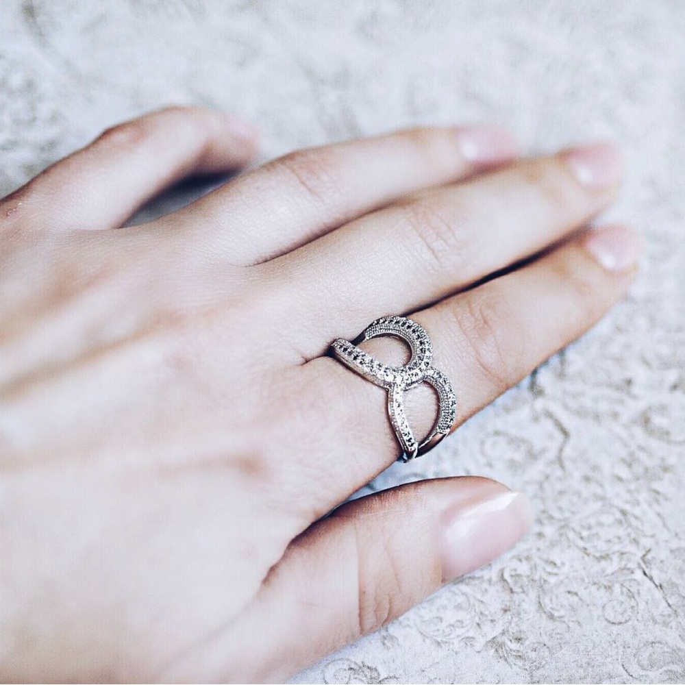 Theory Mod contemporary cocktail ring, size 6, 7, 8 and 9 available.